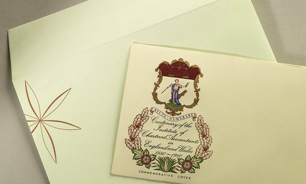 Die-stamped envelopes