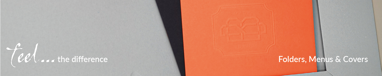 Feel the difference FoldersMenusCovers